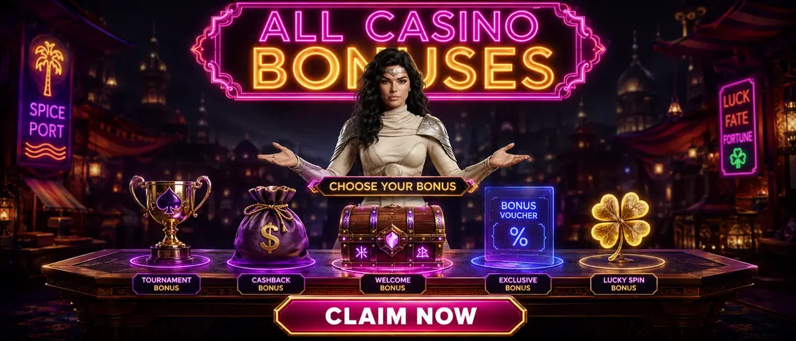 Offres de Bonus SpinSahara